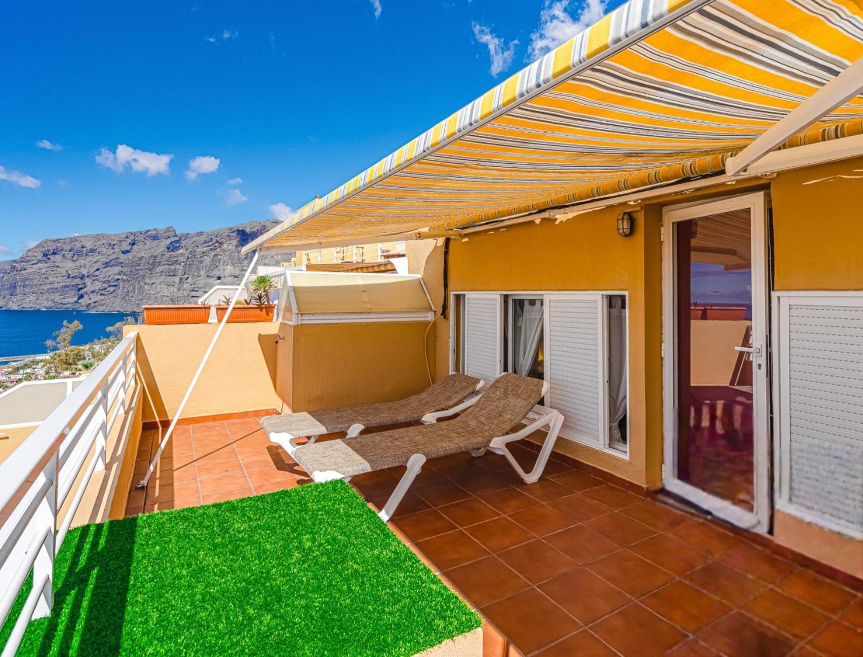 Panomaric Sea View - Sol Apartment Puerto de Santiago  Buitenkant foto